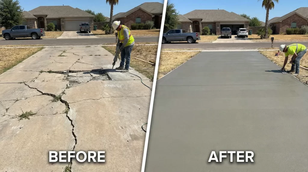CONCRETE REPAIR & LIFTING IN KATY, TX