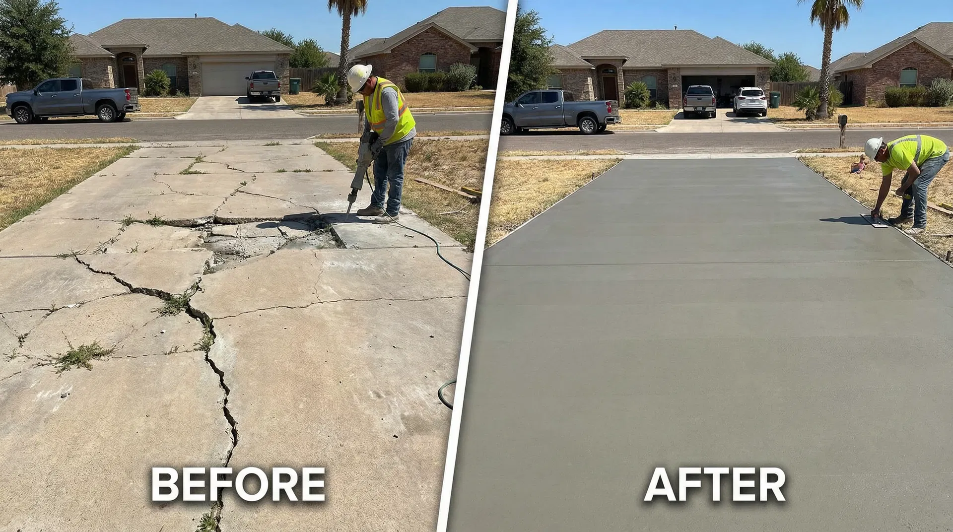 CONCRETE REPAIR & LIFTING IN KATY, TX